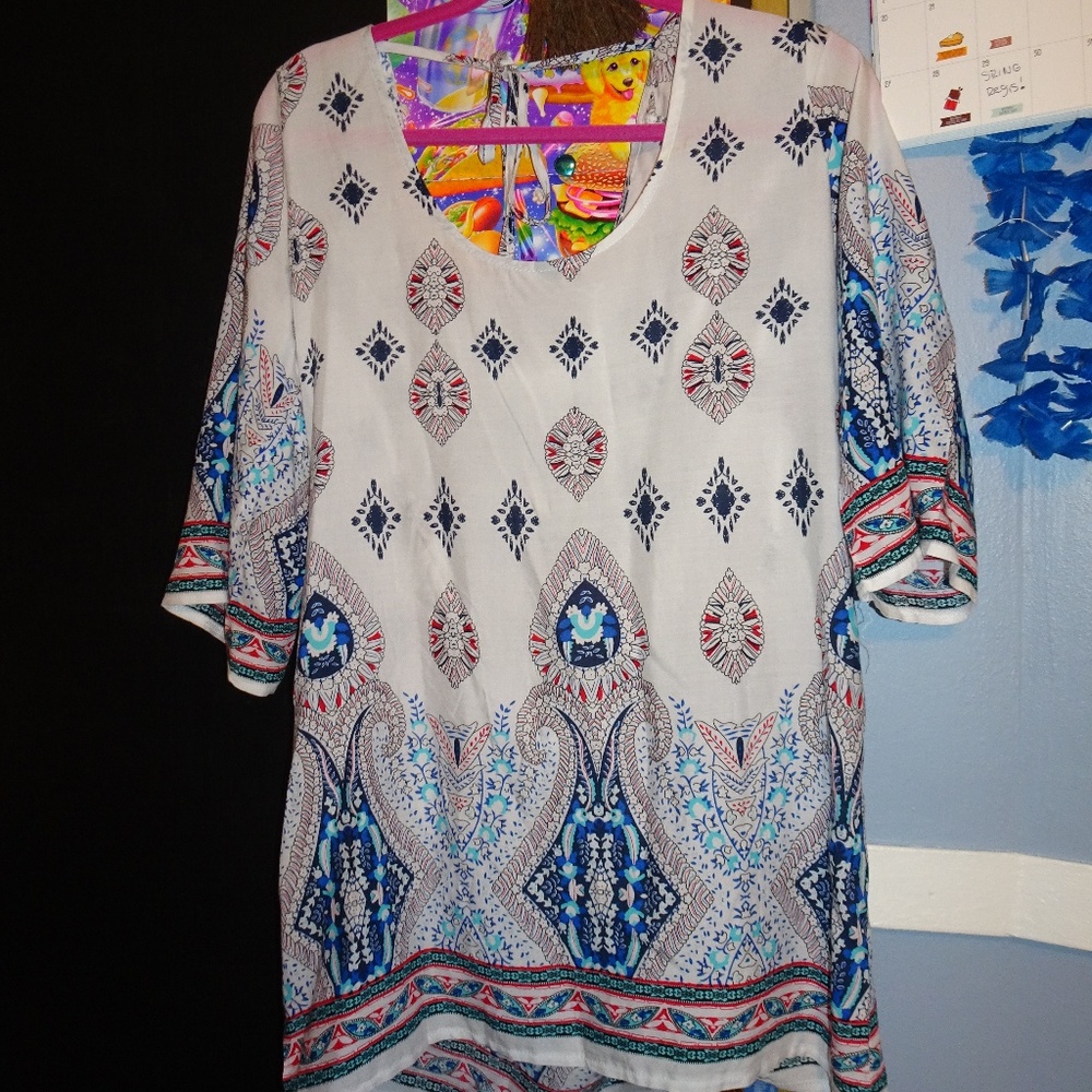 O.Y.S- Ouyishang Summer Paisley Dress